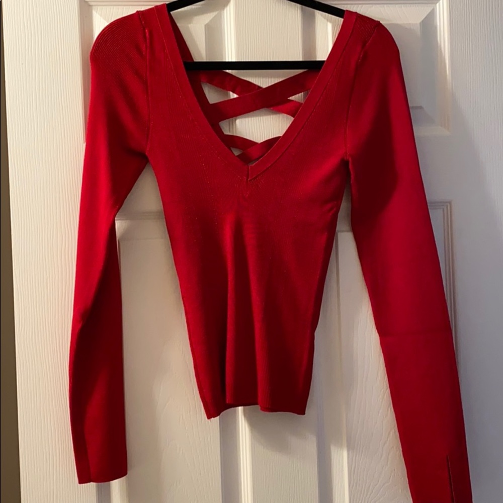 Free people red top